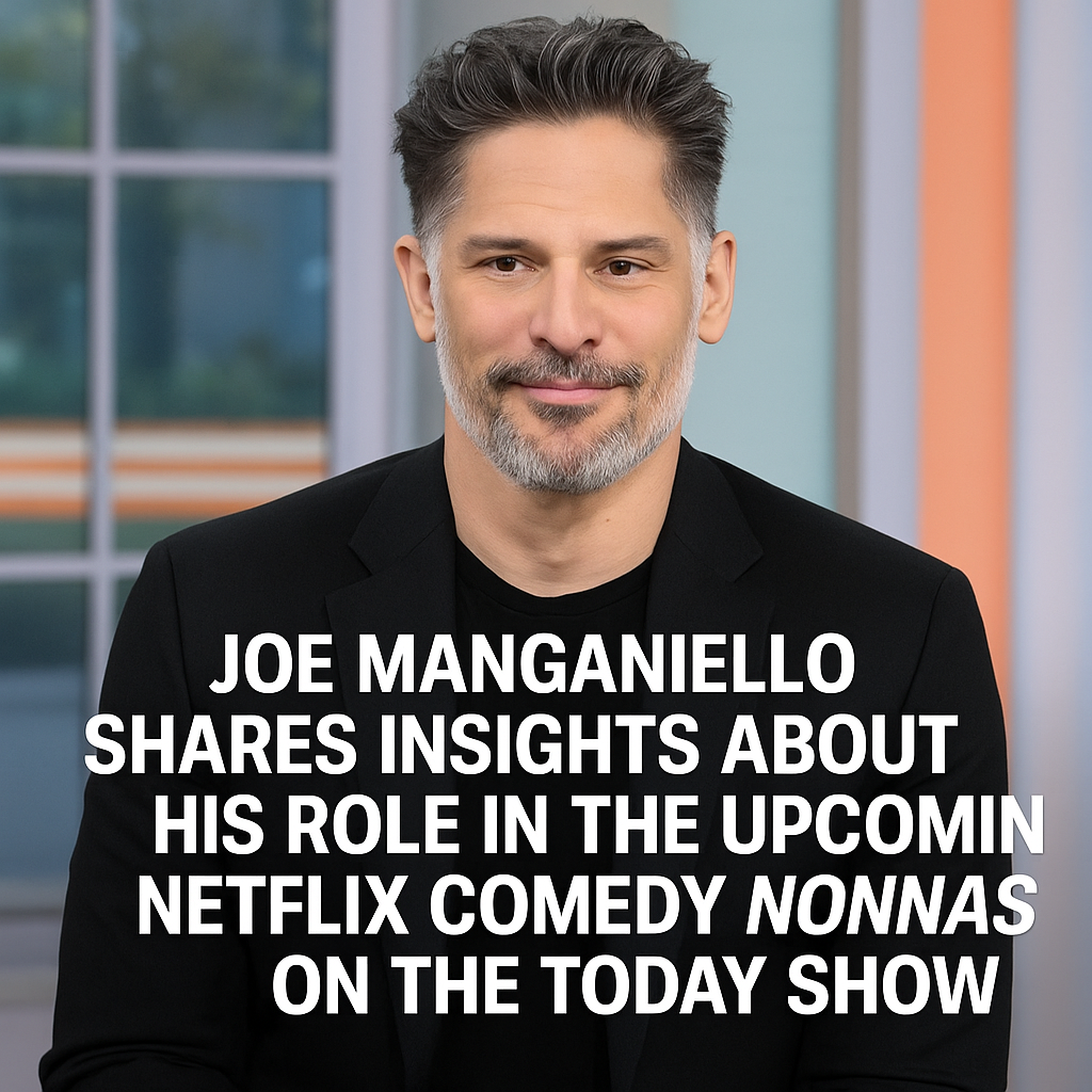 Joe Manganiello on the Today Show discussing his role in the Netflix comedy Nonnas