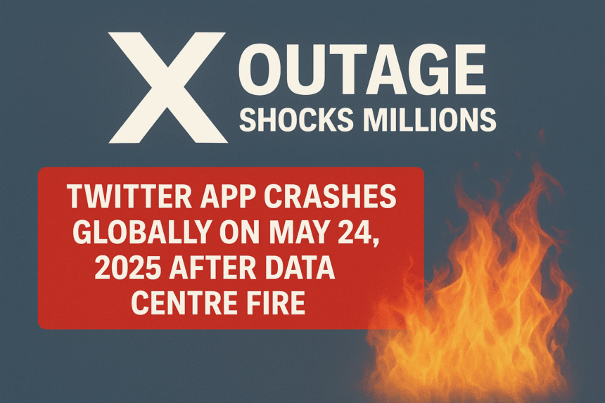 X Outage May 24 2025 – Global Twitter App Crash After Data Centre Fire