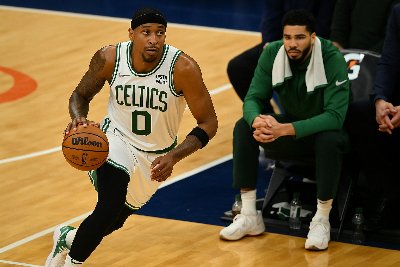Torrey Craig leads Celtics on court as injured Jayson Tatum watches from the bench – NBA 2025