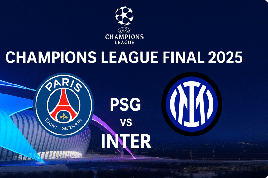 Champions League Final 2025 featured image PSG vs Inter Milan stadium