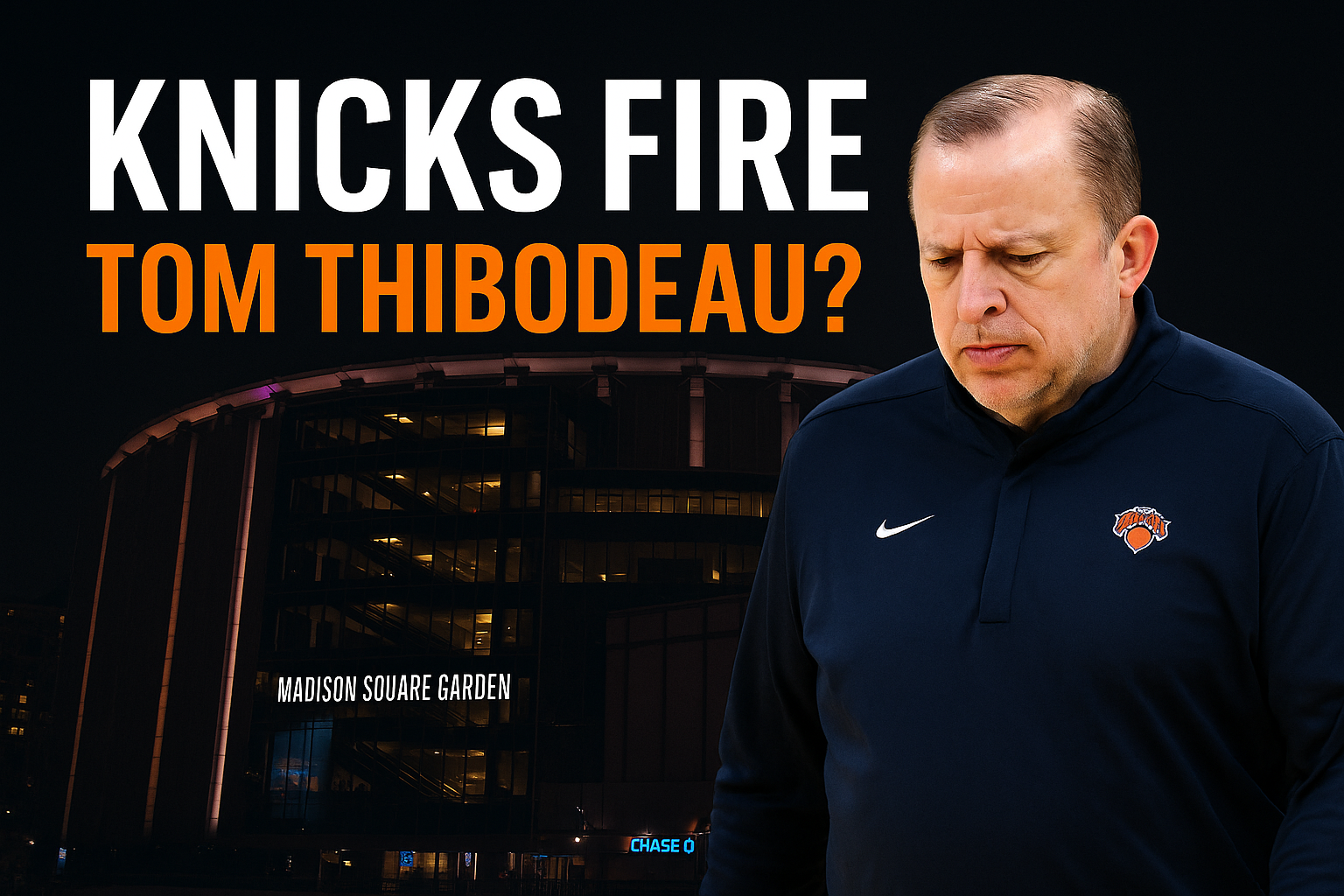 Did the Knicks fire Tom Thibodeau? Coach looks disappointed as firing rumors swirl at Madison Square Garden