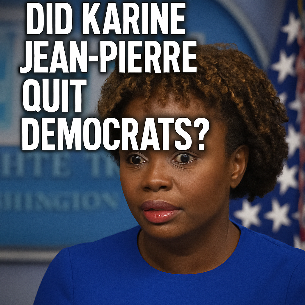 Did Karine Jean-Pierre Quit the Democratic Party? Press Room Shocker