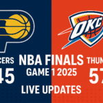 NBA Finals Game 1 2025 – Thunder vs Pacers Official Promo Landscape